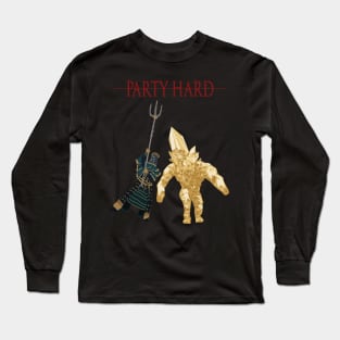 Dark Souls party hard Long Sleeve T-Shirt